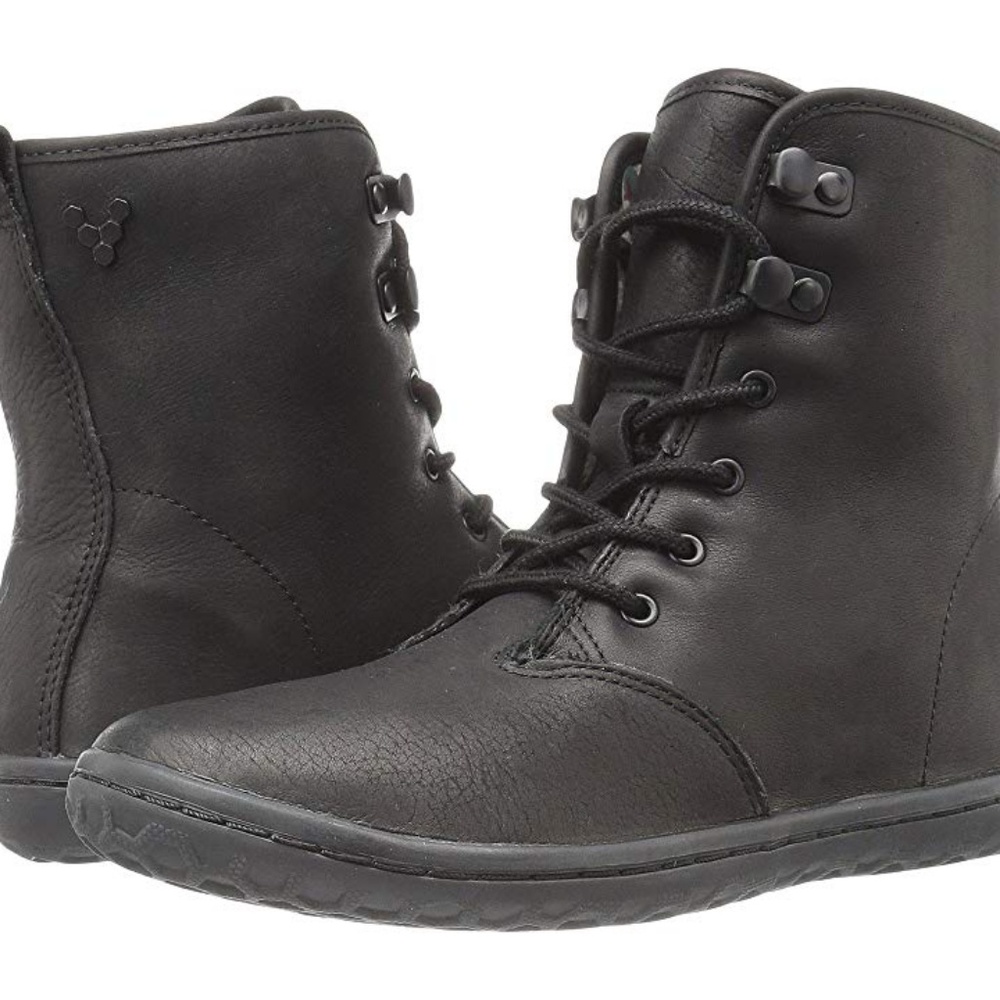Vivobarefoot black booties